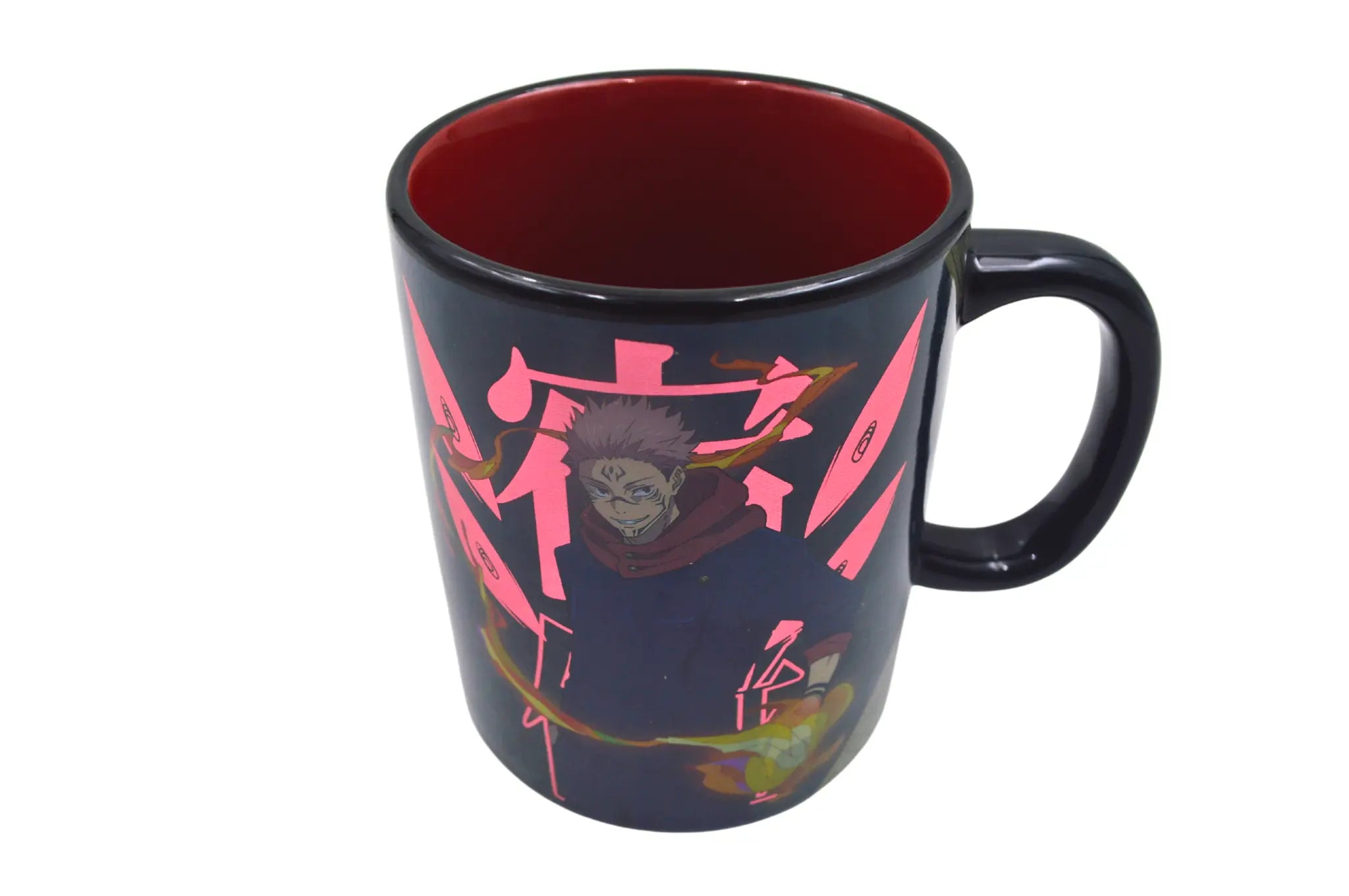 Taza Tarro Jumbo de 520 ml de Porcelana Metalica Jujutsu Kaisen Anime Liciencia MBIG-JJK-01