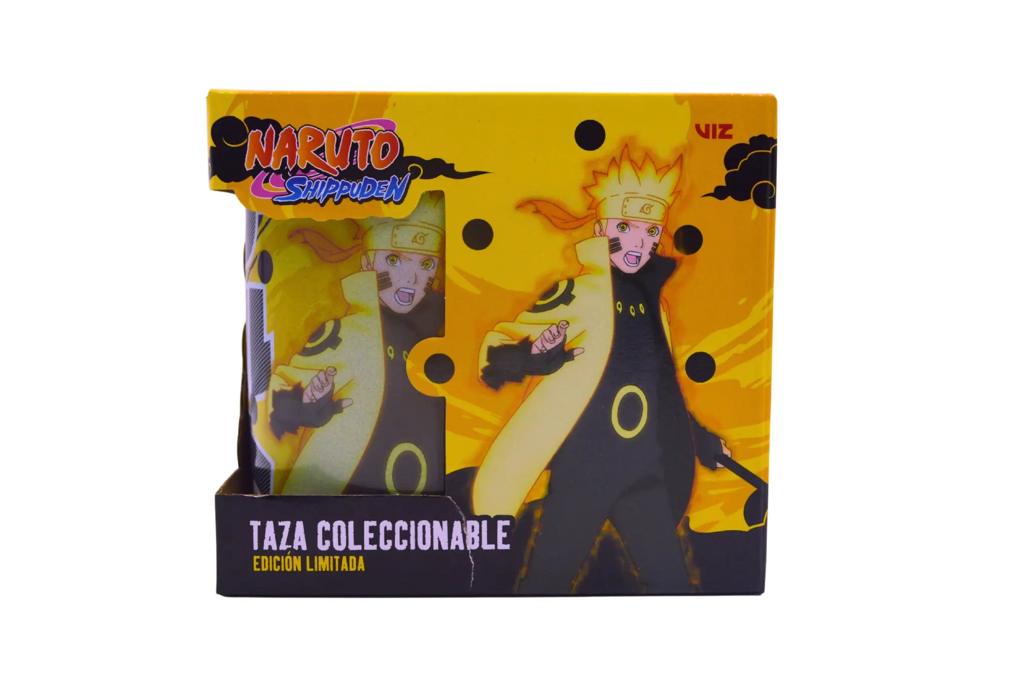 Taza Tarro Jumbo de 520 ml de Porcelana Metálica Naruto Anime Licencia MBIG-NS-01
