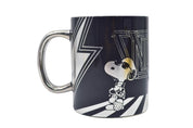 Taza Tarro Jumbo de 520 ml de Porcelana Metálica Snoopy Peanuts Licencia MBIG-PNTS-01
