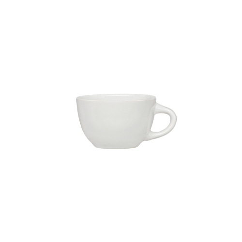 Taza clásica 220 ml 7 Oz de Loza Tipo Cerámica Elegante Clásico Blanco Glacial 314795 Santa Anita