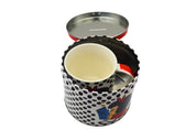 Taza de Porcelana de 354 ml con Alcancía de Metal Mafalda Licencia Varios Diseños AM48-005 Maki