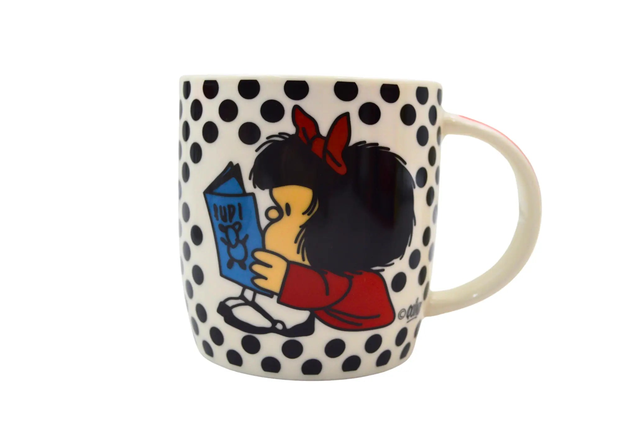 Taza de Porcelana de 354 ml con Alcancía de Metal Mafalda Licencia Varios Diseños AM48-005 Maki
