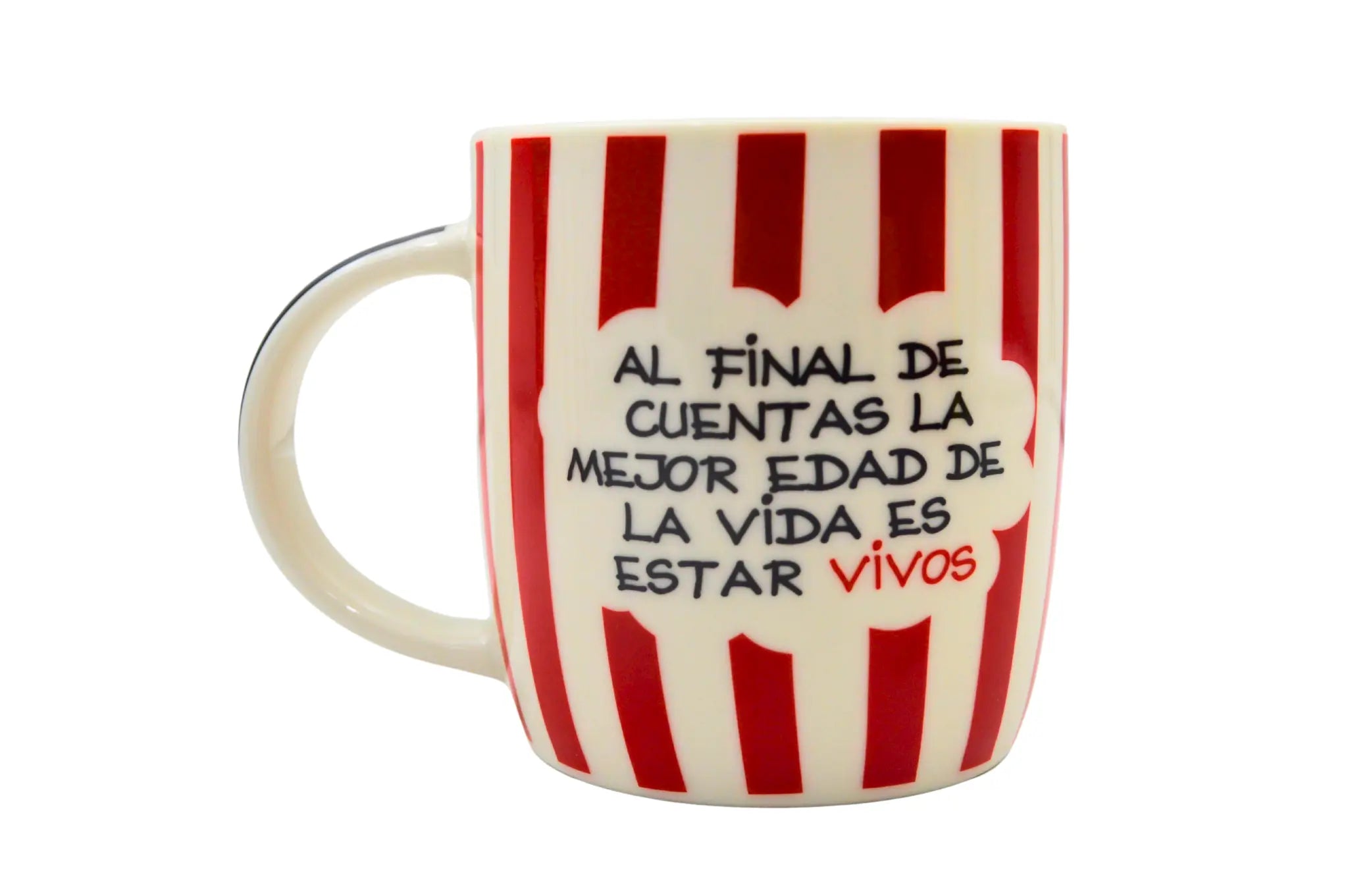 Taza de Porcelana de 354 ml con Alcancía de Metal Mafalda Licencia Varios Diseños AM48-005 Maki