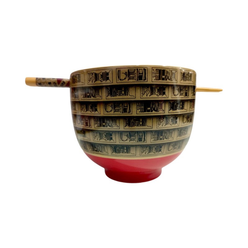 Tazón Bowl de 591 ml Porcelana con Palillos Jujutsu Kaisen Anime Licencia BWL-JJK-01