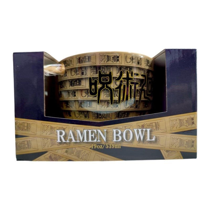 Tazón Bowl de 591 ml Porcelana con Palillos Jujutsu Kaisen Anime Licencia BWL-JJK-01