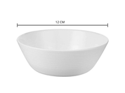 Tazón Clásico Redondo de 12 cm de Vidrio Opalino Blanco Antartic Anfora