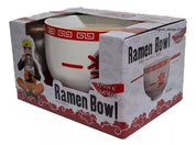 Tazón Bowl de 591 ml Porcelana con Palillos Naruto Comiendo Ramen Anime Licencia BWL-NS-04