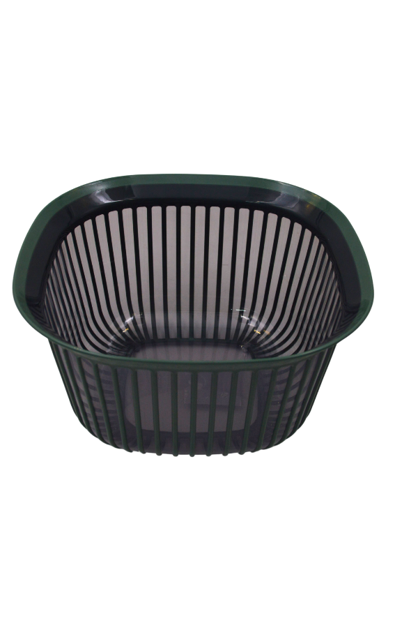 Recipiente con Colador Prácticos de 4 Litros de Plástico Smookey Verde Anforama