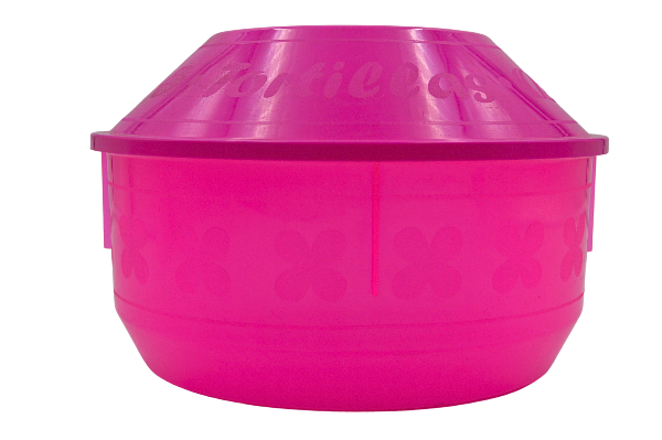 Tortillero de 24 cm Jumbo de Plástico Resistente con Tapa Varios Colores Boris