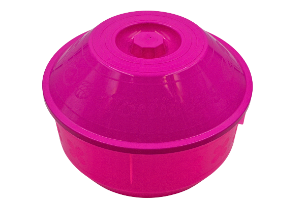 Tortillero de 24 cm Jumbo de Plástico Resistente con Tapa Varios Colores Boris