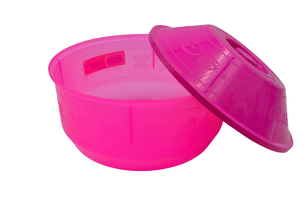 Tortillero de 24 cm Jumbo de Plástico Resistente con Tapa Varios Colores Boris