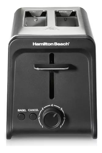 Tostador para Pan de 7 Niveles de 2 Rebanadas Plateado Hamilton Beach 22997FG