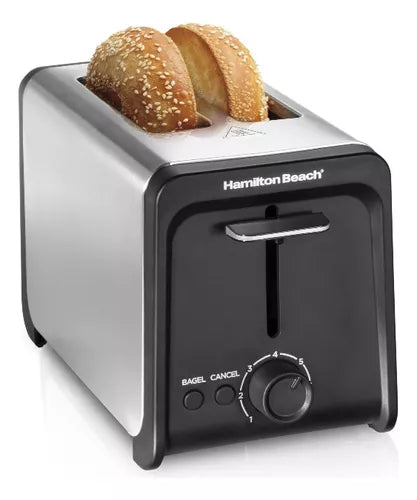 Tostador para Pan de 7 Niveles de 2 Rebanadas Plateado Hamilton Beach 22997FG