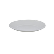 Plato Trinche Clásico Redondo de 27 cm de Vidrio Opalino Blanco iLuminarc