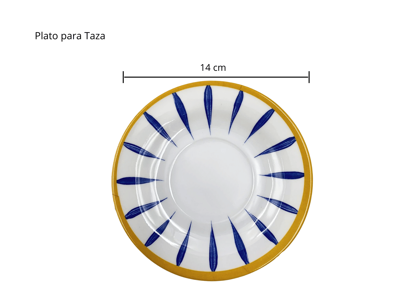 Vajilla Elegante de 20 piezas de Melamina Resistente tipo Plástico Plumas Azules TKM127 Tab and Kit