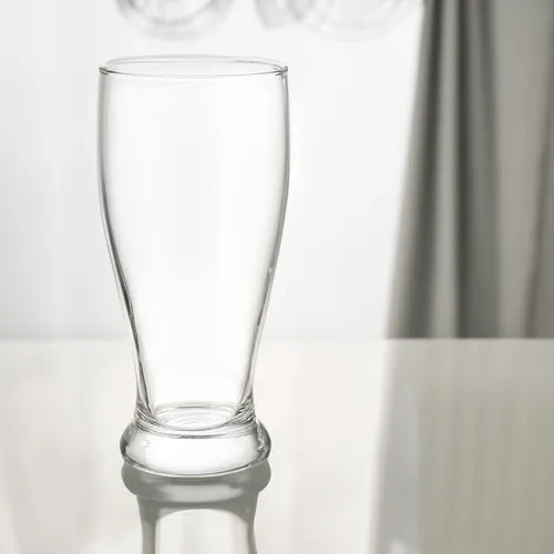 Vaso Cervecero Elegante de 550 ml de Vidrio Tipo Plisner 1027 Vittori