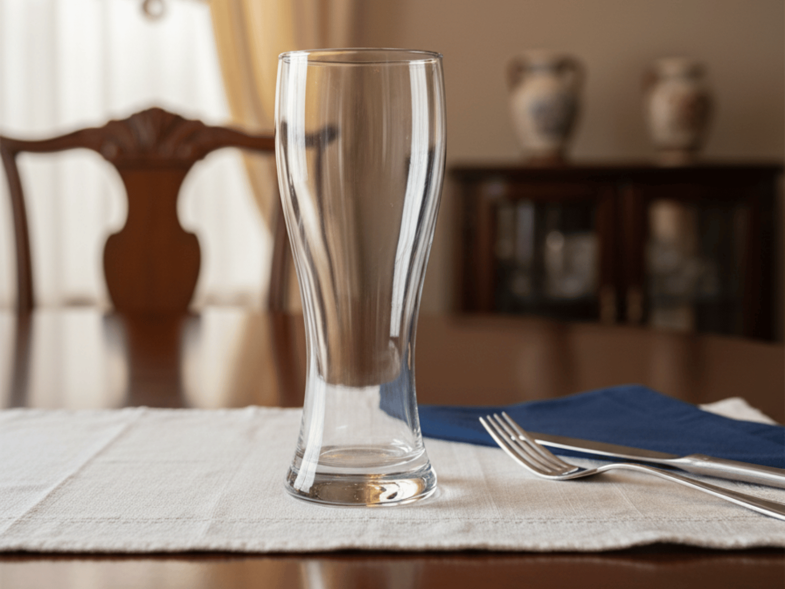 Vaso Cervecero Elegante de 560 ml de Vidrio Pilsner V487590 Glassia