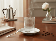 Vaso Chico Clásico Cafetero de Vidrio de 250 ml V357390 Glassia
