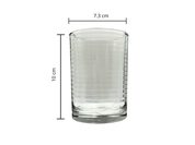 Vaso Chico Clásico Cafetero de Vidrio de 250 ml V357390 Glassia