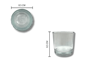Vaso Chico Old Fashion Cafetero para Jugo de Vidrio de 350 ml Camila 163 Vidriera Santos