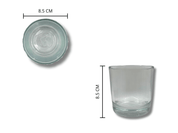 Vaso Chico Old Fashion Cafetero para Jugo de Vidrio de 350 ml Camila 163 Vidriera Santos