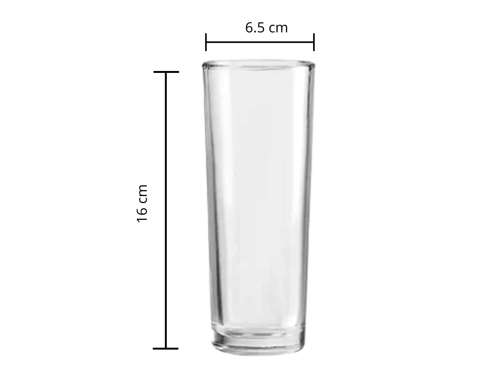 Vaso Jaibolero para Coctelería Largo de 300 ml de Vidrio V387290 Glassia