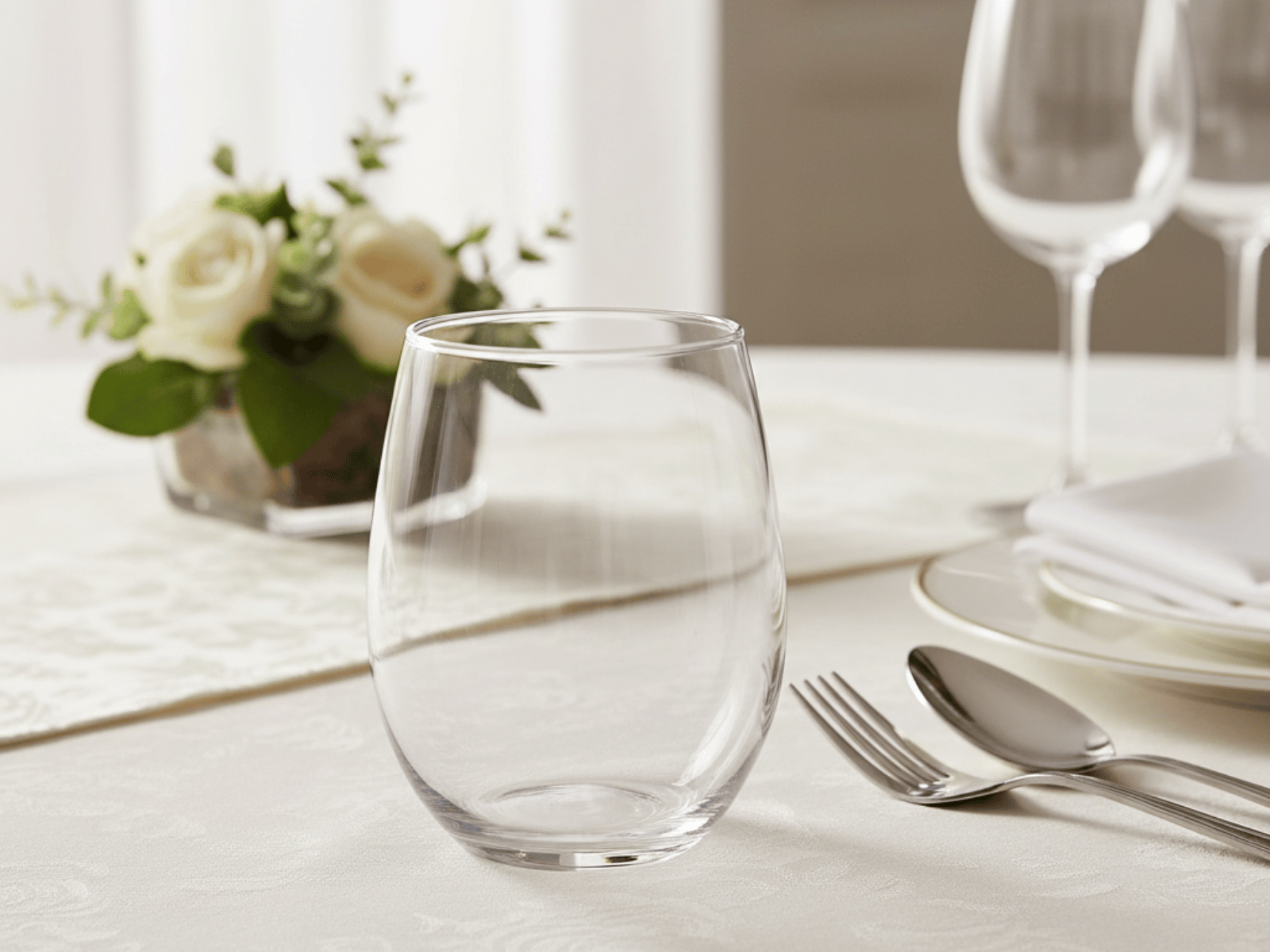 Vaso Napa Elegante de 350 ml de Vidrio V444090 Glassia