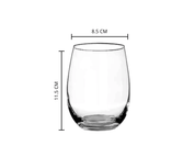 Vaso Napa Elegante de 500 ml de Vidrio V443990 Glassia
