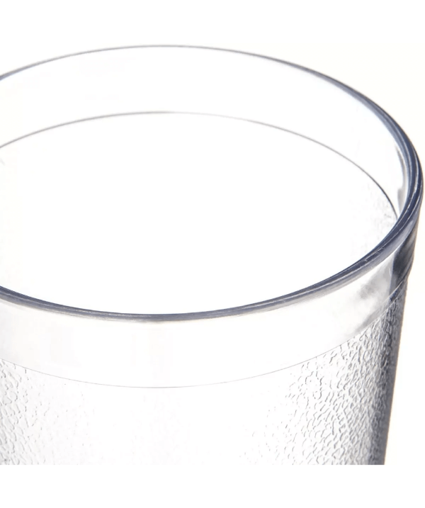Vaso para Agua de 250 ml de Policarbonato Texturizado tipo Plástico Cristal