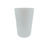 Vaso de 350 ml de Melamina Resistente tipo Plástico Blanco Brilloso Tavola