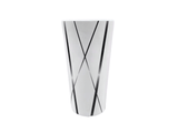 Vaso de Melamina Resistente tipo Plástico Líneas Gris Oscuro TKM117 Tab and Kit