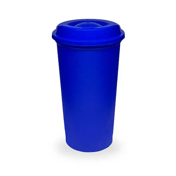 Vaso para Café Té de 425 ml de Plástico con Tapa Varios Colores Cubasa 0808