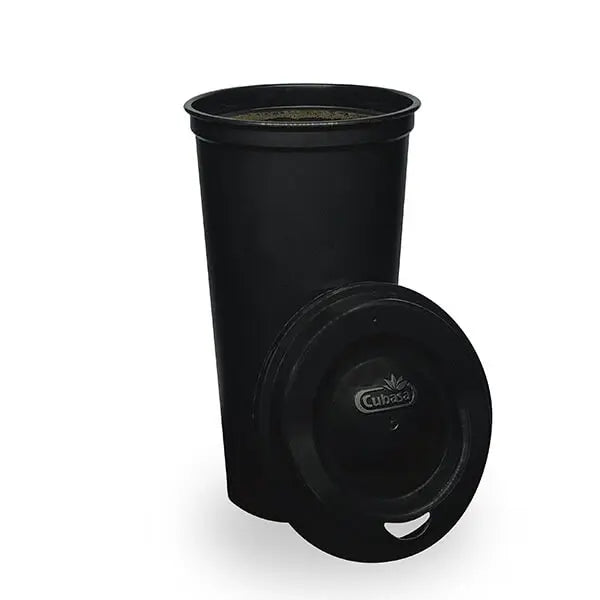 Vaso para Café Té de 425 ml de Plástico con Tapa Varios Colores Cubasa 0808
