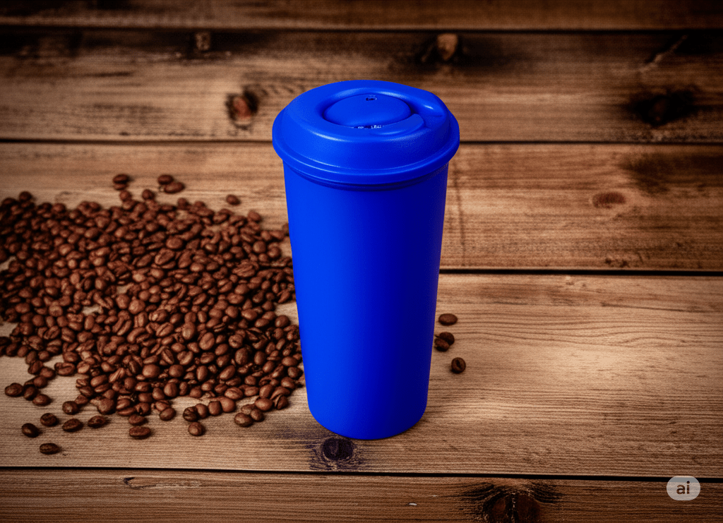 Vaso para Café Té de 425 ml de Plástico con Tapa Varios Colores Cubasa 0808