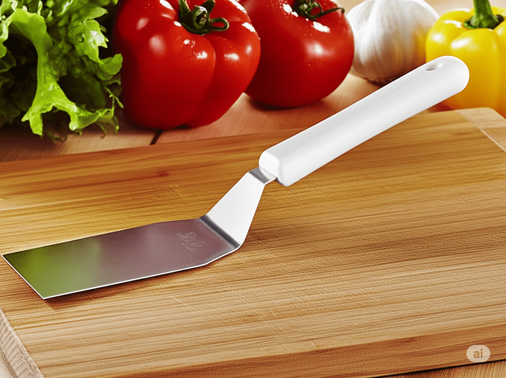 Volteador Espatula Flexible de 21.5x7.6x38 cm de Acero Inoxidable D0212B Buffetware