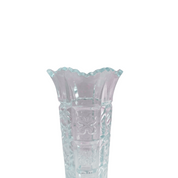 Florero Mini de Plástico Tipo Cristal 80 ml 12.9 cm Modelo Verona Plasvic