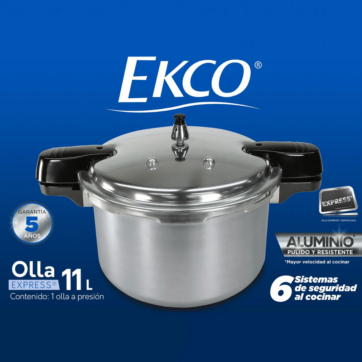 Olla Express Ecko 6 litros 3.5 mm  ANFORAMA - Todo para mi Cocina –  ANFORAMA (Todo para mi Cocina)