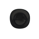 Plato Ensaladero Arrocero Clásico Cuadrado de 20 cm de Vidrio Templado Negro iLuminarc
