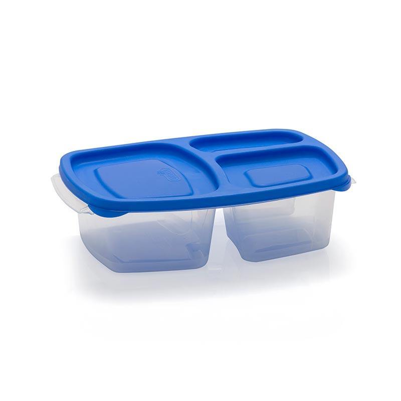 Recipiente tres divisiones 1.04 L - ANFORAMA (Todo para mi Cocina)