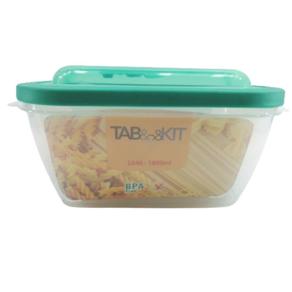 Tupper recipiente hermetico rectangular 1.800 Litros - ANFORAMA (Todo para mi Cocina)