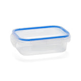 Recipiente Rectangular Hermético 700 ml de Plástico con Tapa Super Sello 1560 Cubasa