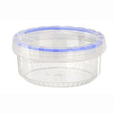 Recipiente Redondo Hermético 600 ml de Plástico con Taparrosca Super Sello 1565 Cubasa