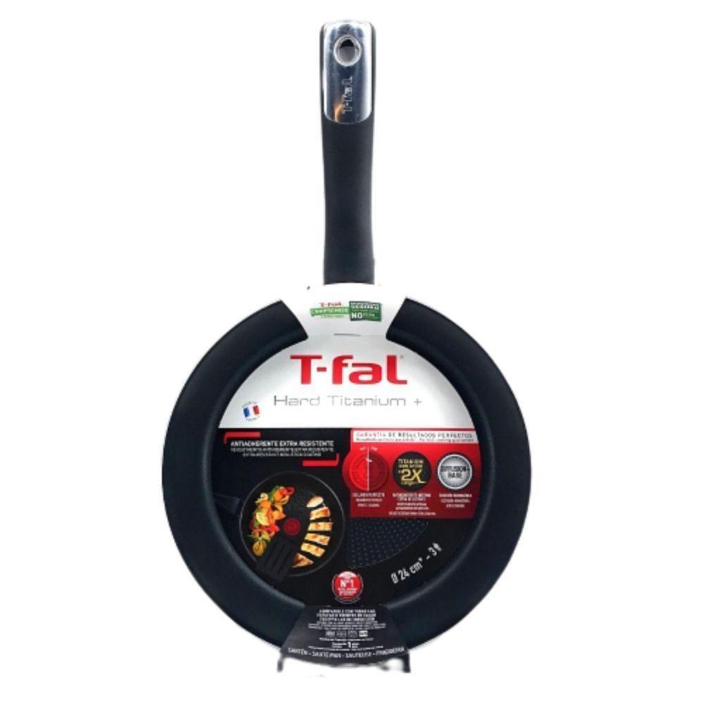 Sartén T-fal de 24 cm Hard Titanium plus 2X Longer C3820482 - ANFORAMA (Todo para mi Cocina)