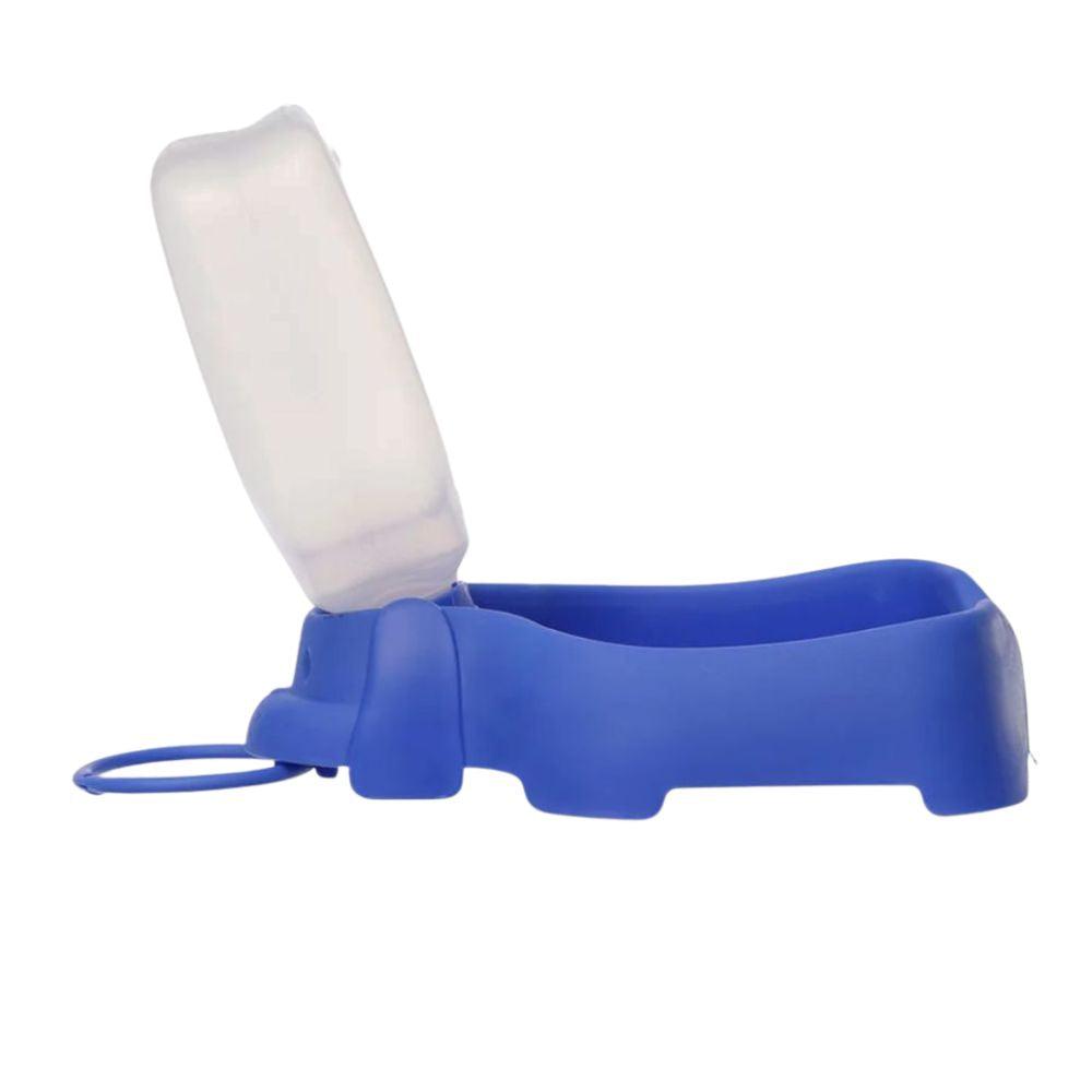 Bebedero portatil para mascota 320 ml azul, hecho de plastico. 2 piezas. San Remo - ANFORAMA (Todo para mi Cocina)