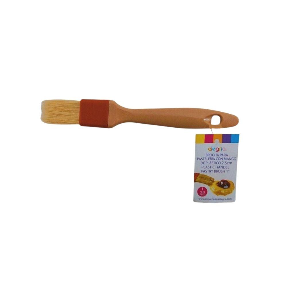 Brocha pequeña para repostería de 2.5 cm (1") con mango plástico. Alegría - ANFORAMA (Todo para mi Cocina)