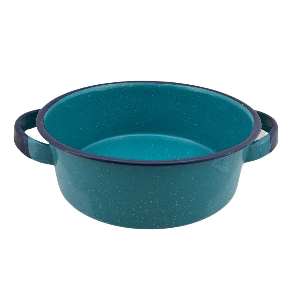 Cacerola recta de 2.2 Lt. hecha de Peltre azul turquesa. Cinsa - ANFORAMA (Todo para mi Cocina)