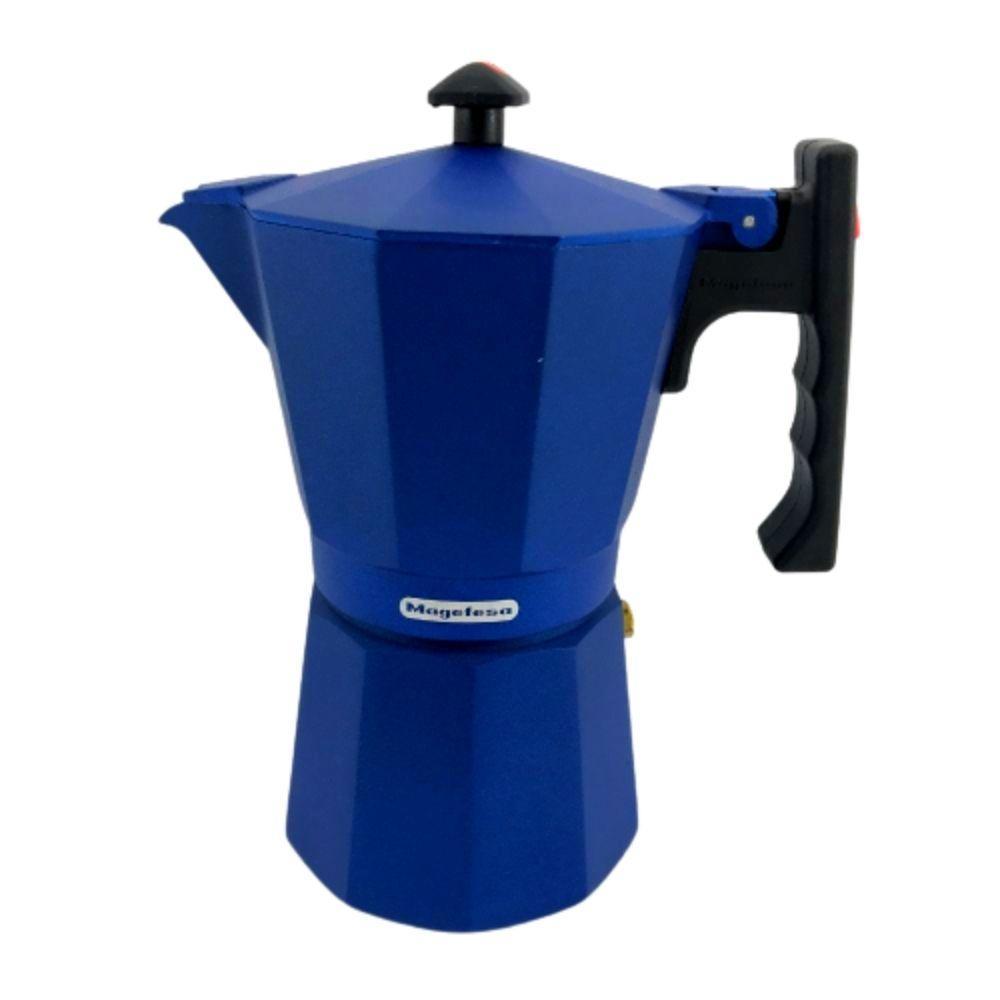 Cafetera Italiana Magefesa 6 tazas Azul - ANFORAMA (Todo para mi Cocina)