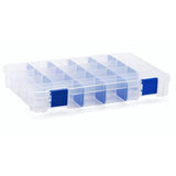 Caja Multiusos Organizadora de Plástico con 24 divisiones Broches de Seguridad Cubasa 1831