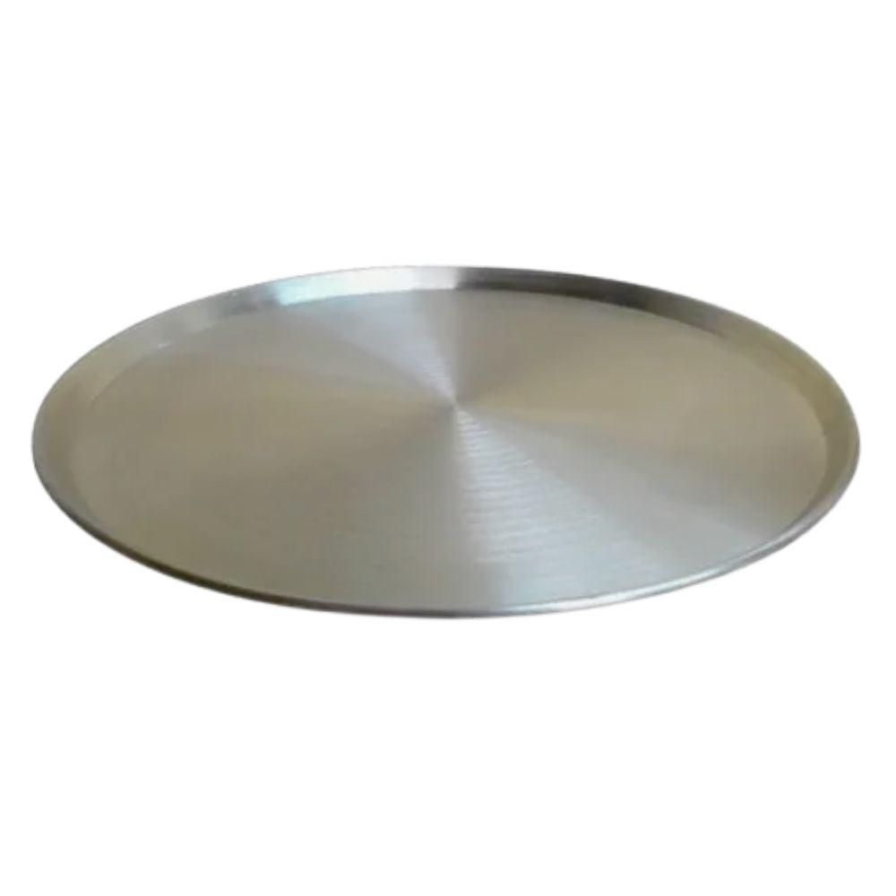 Charola redonda 38 cm para hornear, hecha de aluminio. Perfecta para Pizza. La Ideal - ANFORAMA (Todo para mi Cocina)