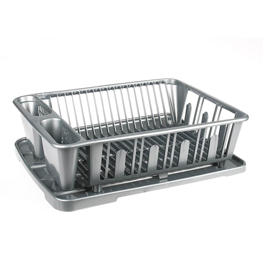 Escurridor de Trastes de Plastico con Charola Incluida - ANFORAMA (Todo para mi Cocina)